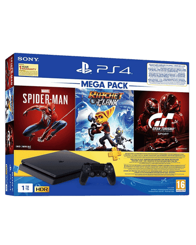 Sony PlayStation 4 Slim 1TB Megapack  Bundle 1 - PS4