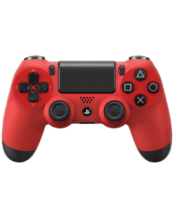 Official Sony DualShock 4 Controller for PS4 (V1) Magma Red - PS4 (Pre-owned)