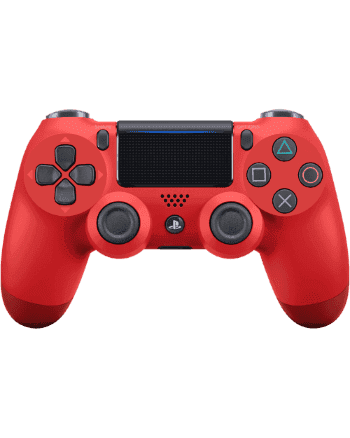 Official Sony DualShock 4 Controller for PS4 (V2) Magma Red - PS4 (Pre-owned)